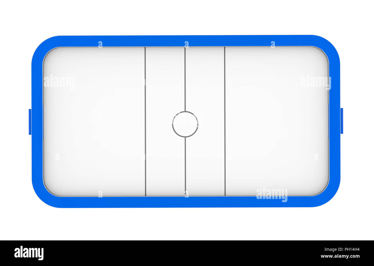 Air Hockey Table Isolated Stock Photo Alamy