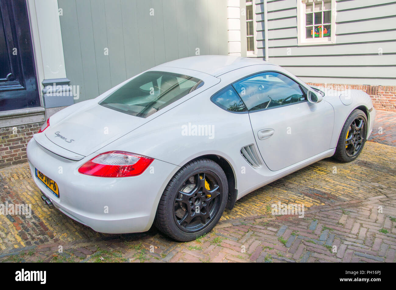 Porsche Cayman S At Broek In Waterland 2018 Stock Photo