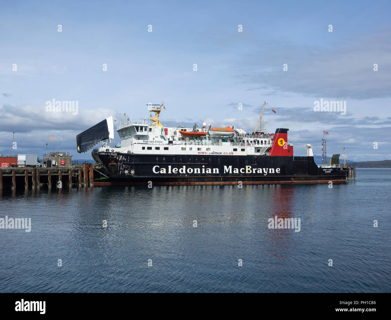 Caledonian Macbrayne Ferry Lord Of The Isles With Bow Visor