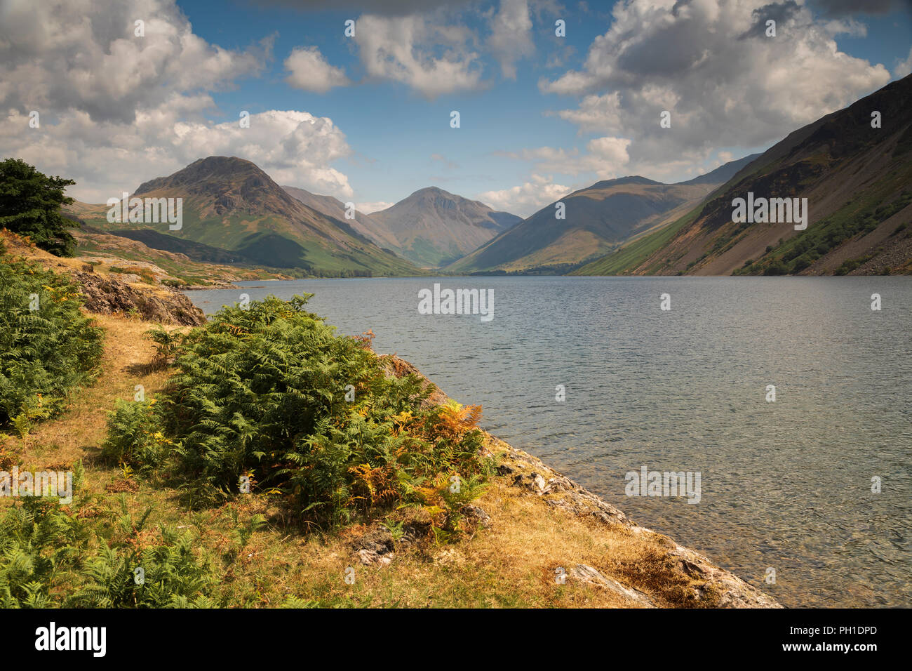 An image of the beautiful Wastwater in the Lake District of Cumbria ...