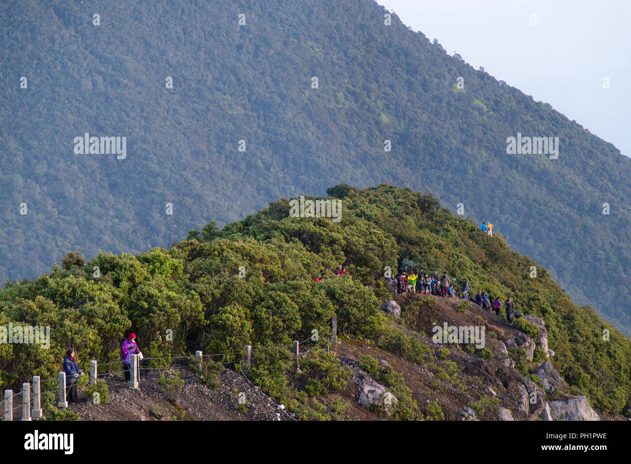 Gede Volcanoes, West Java, Indonesia Stock Photo