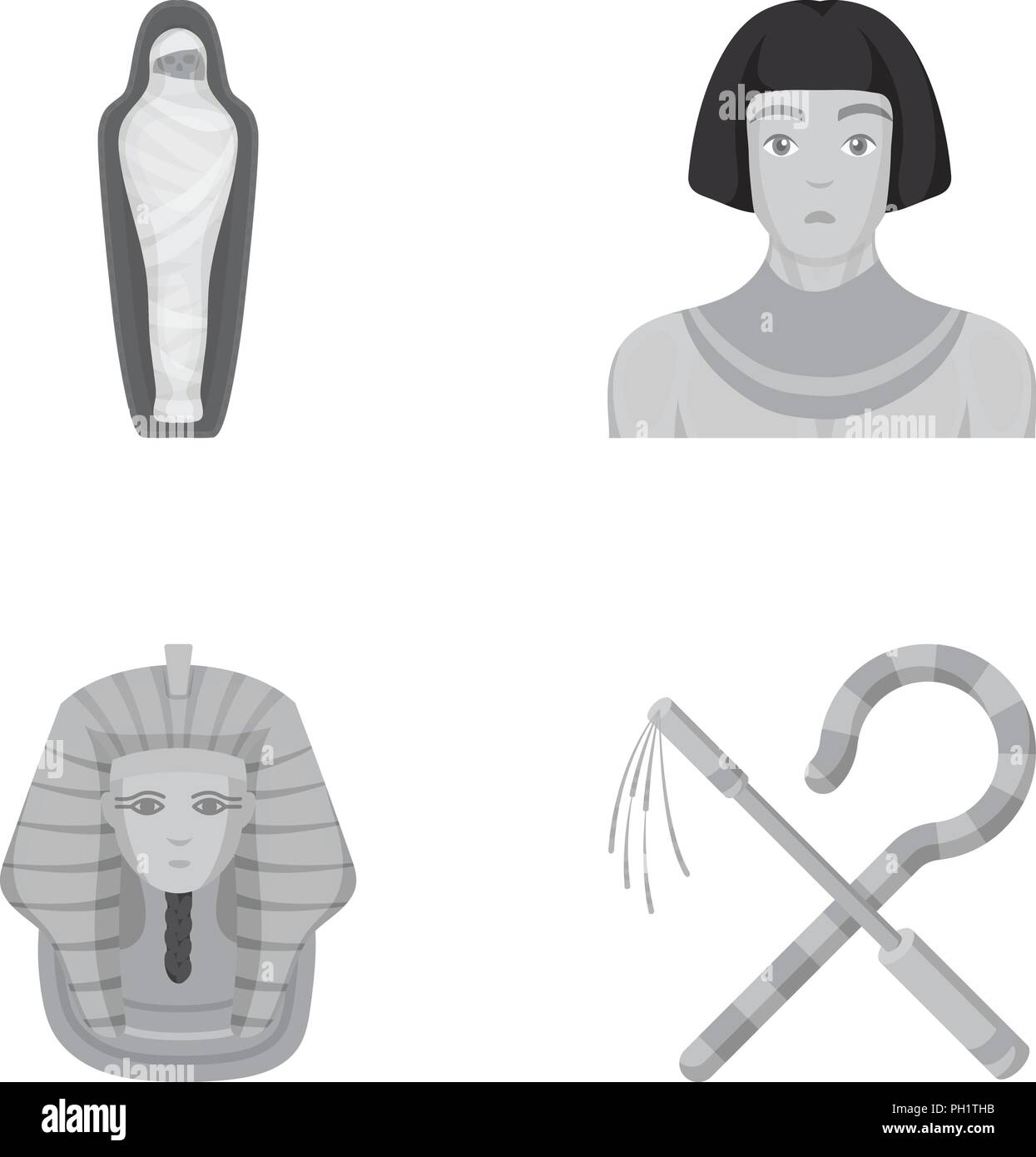 ancient,attractions,collection,crook,culture,egypt,egyptian,flail,gold ...