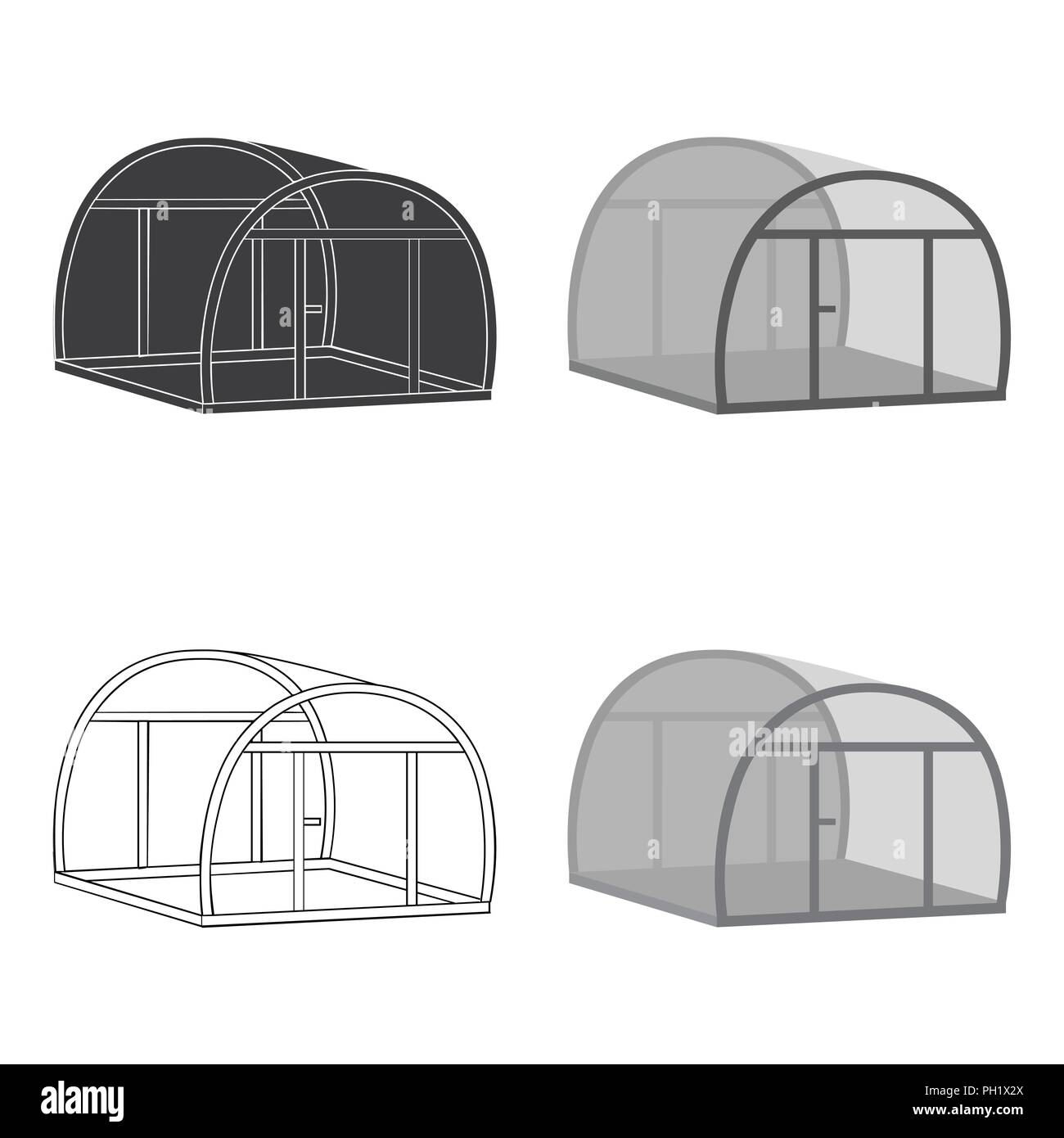 Greenhouse icon of vector illustration for web and mobile design Stock ...
