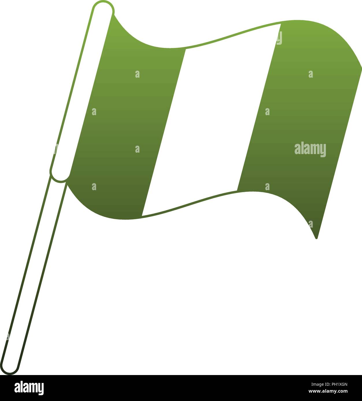 Irish flag pole green lines Stock Vector Image & Art Alamy