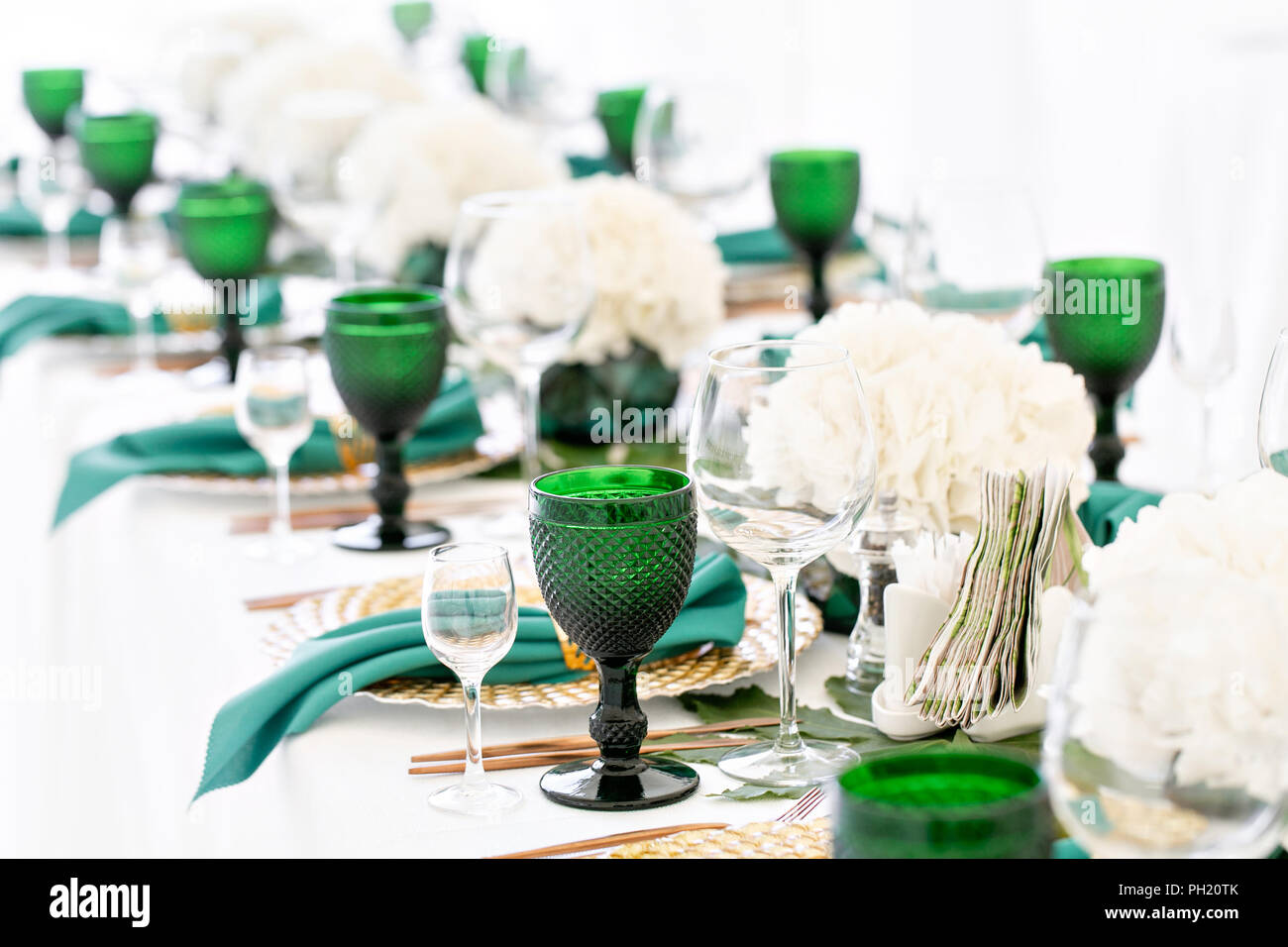 Beautiful Banquet Hall Under A Tent For A Wedding Reception