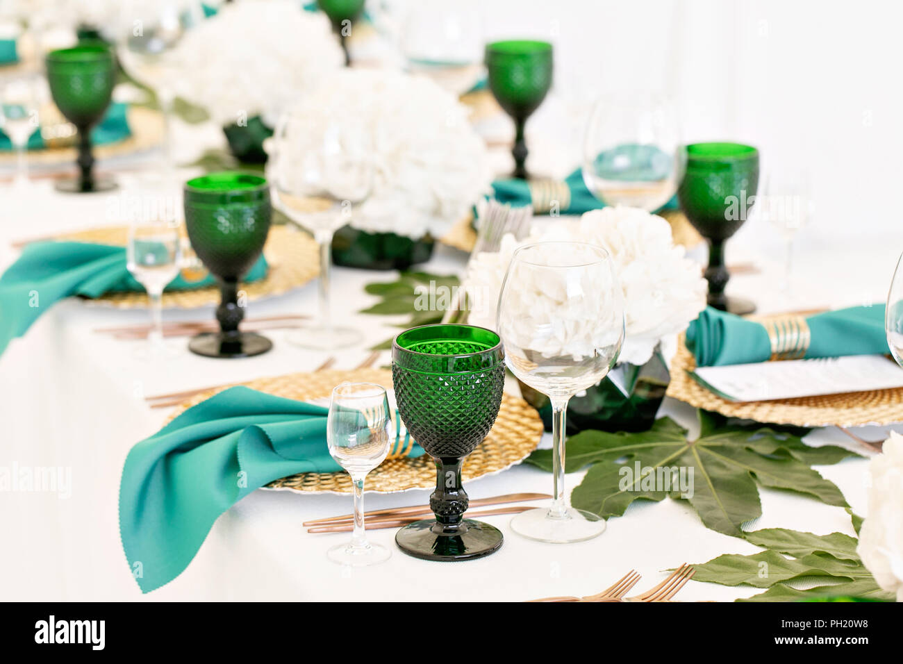 Beautiful Banquet Hall Under A Tent For A Wedding Reception