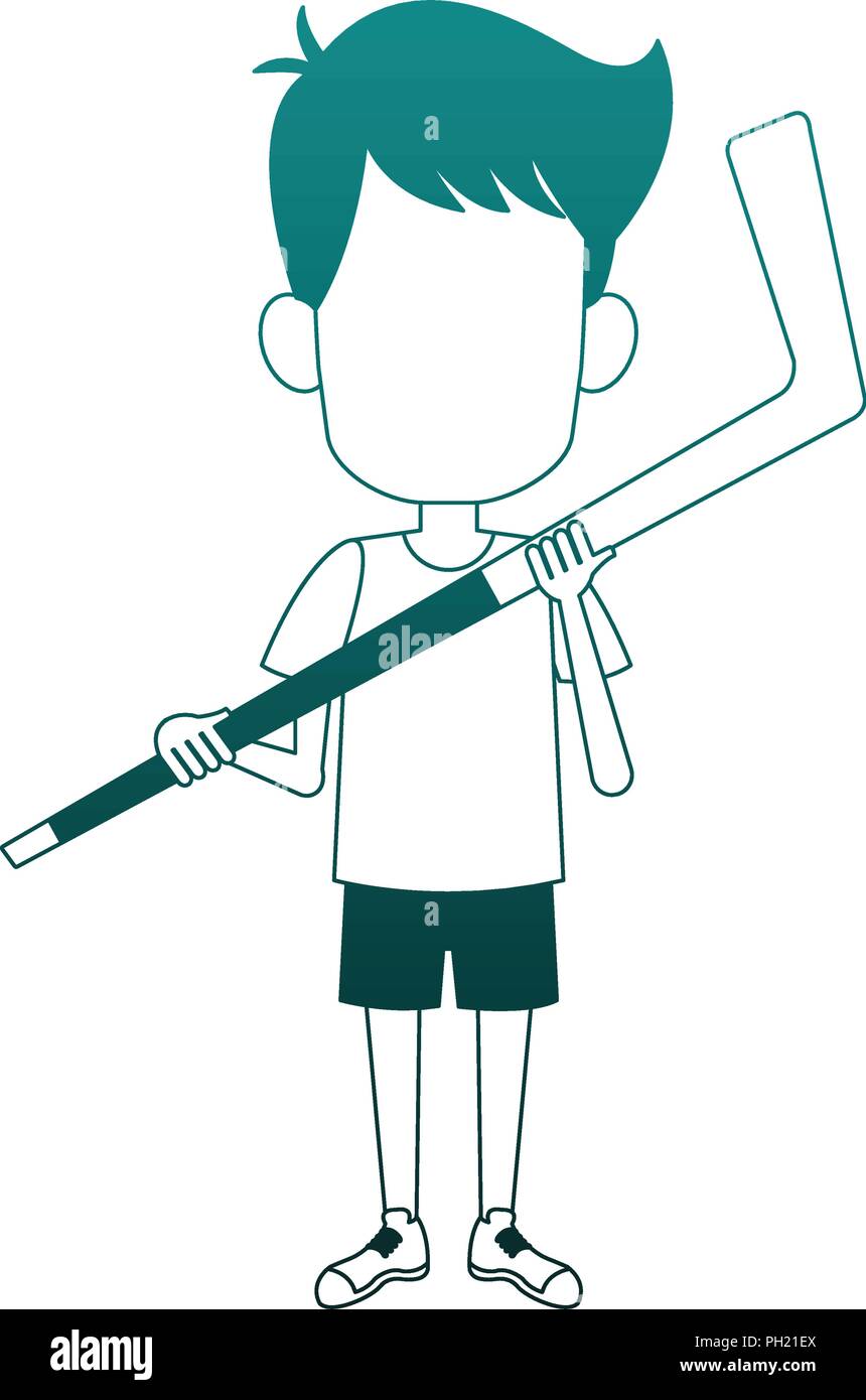 the hockey stick man