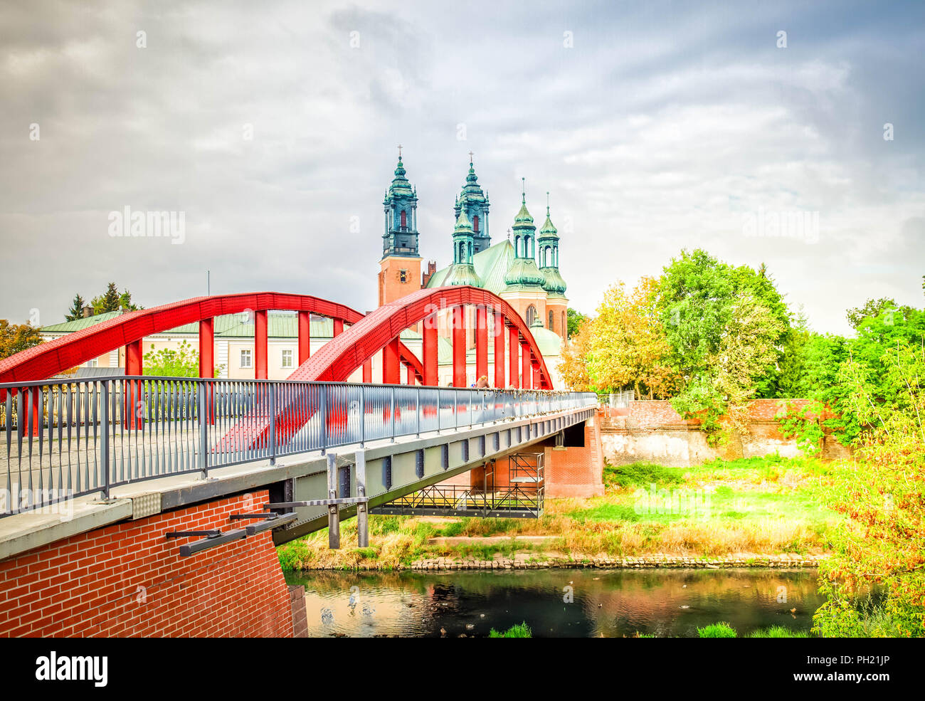 Jordan Bridge Poznan, Poland Stock Photo - Alamy