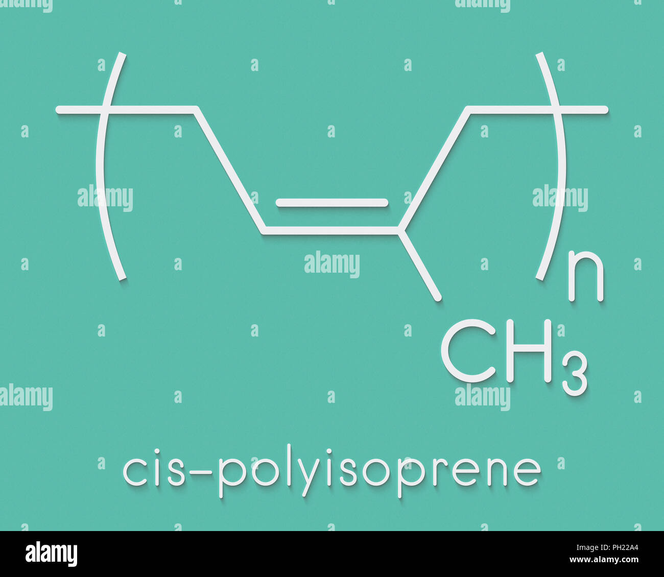 Natural rubber polymer molecule hires stock photography and images Alamy