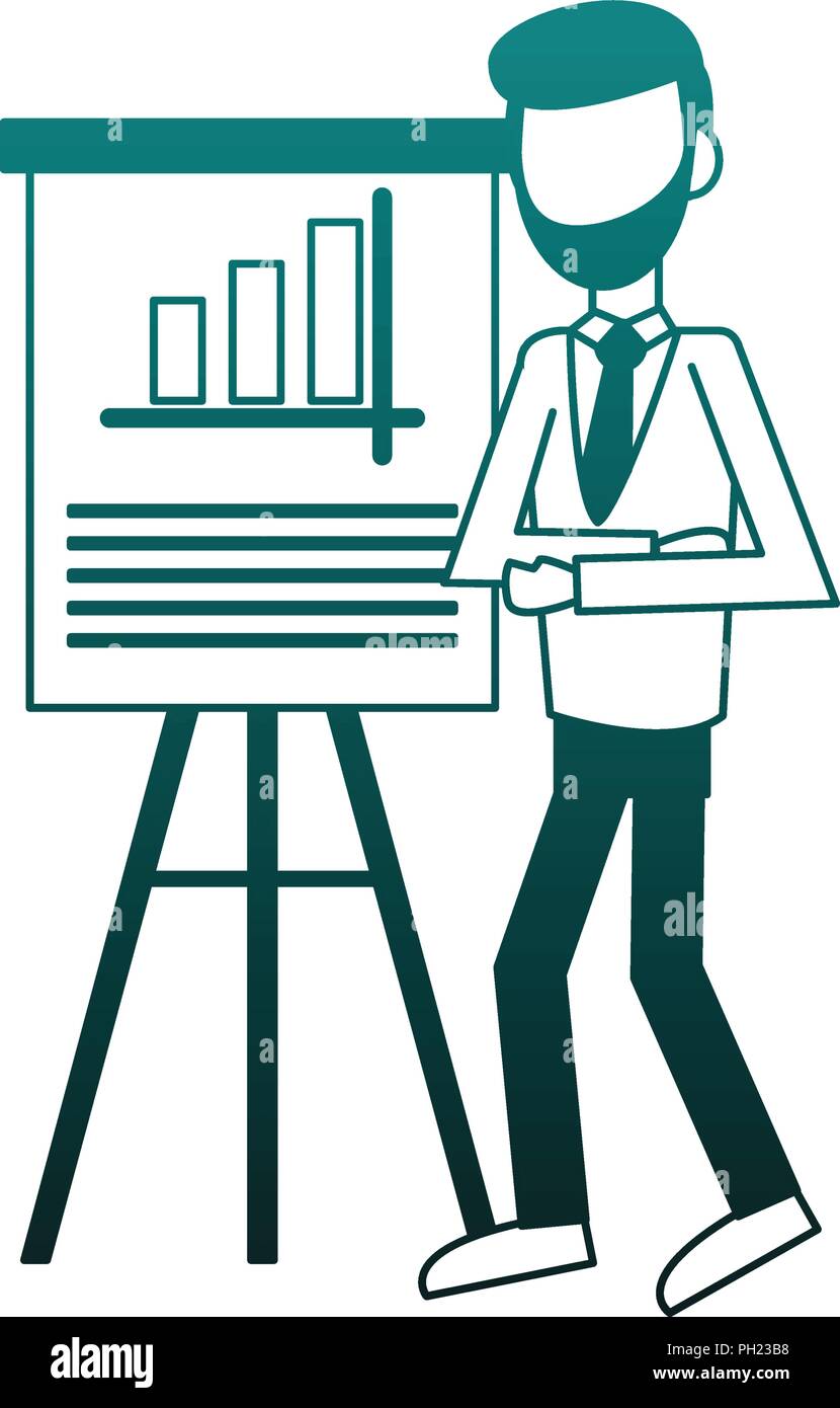 Executive businessman avatar blue lines Stock Vector Image & Art - Alamy