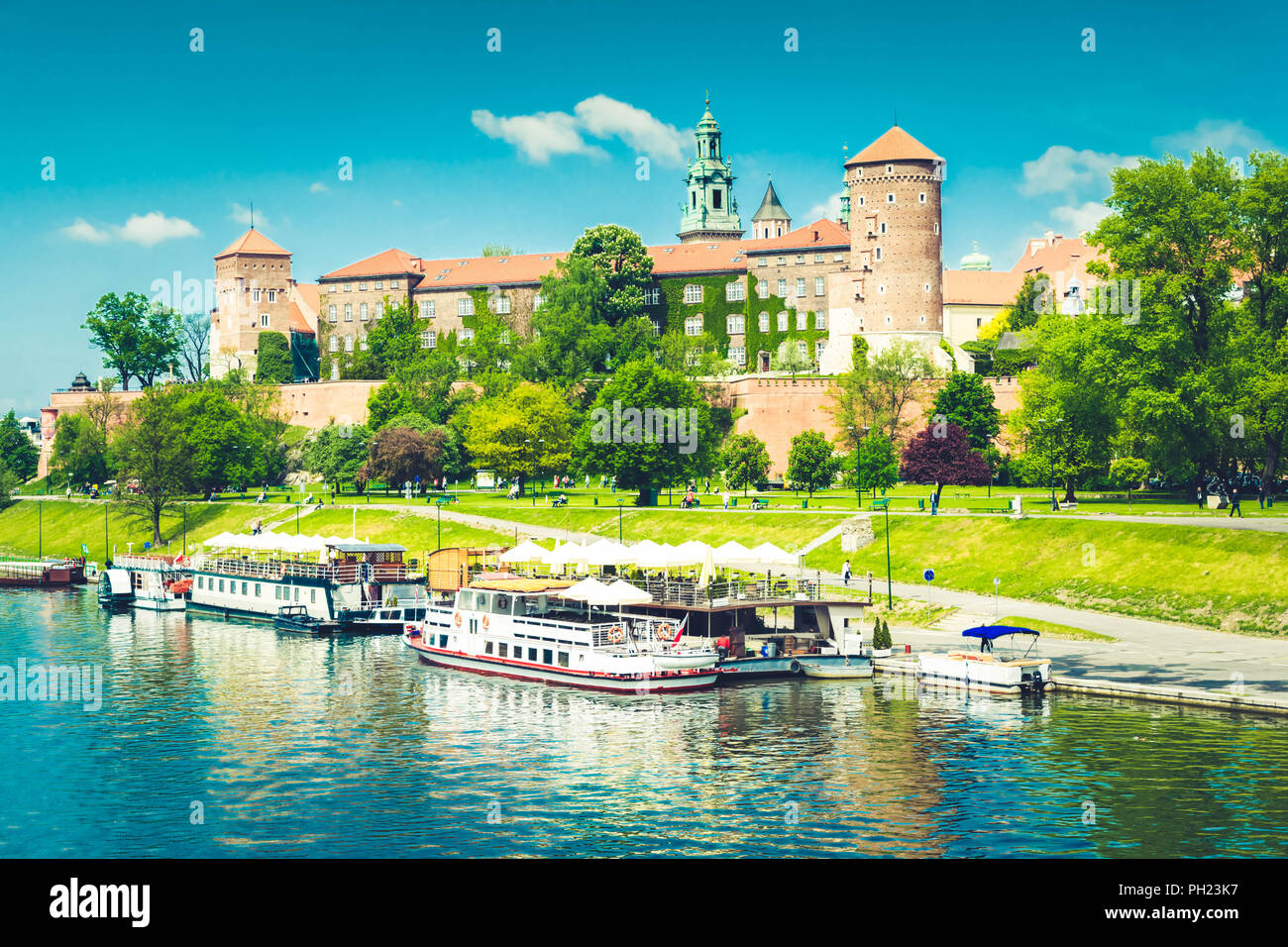 Wawel hill in Krakow, Poland Stock Photo - Alamy