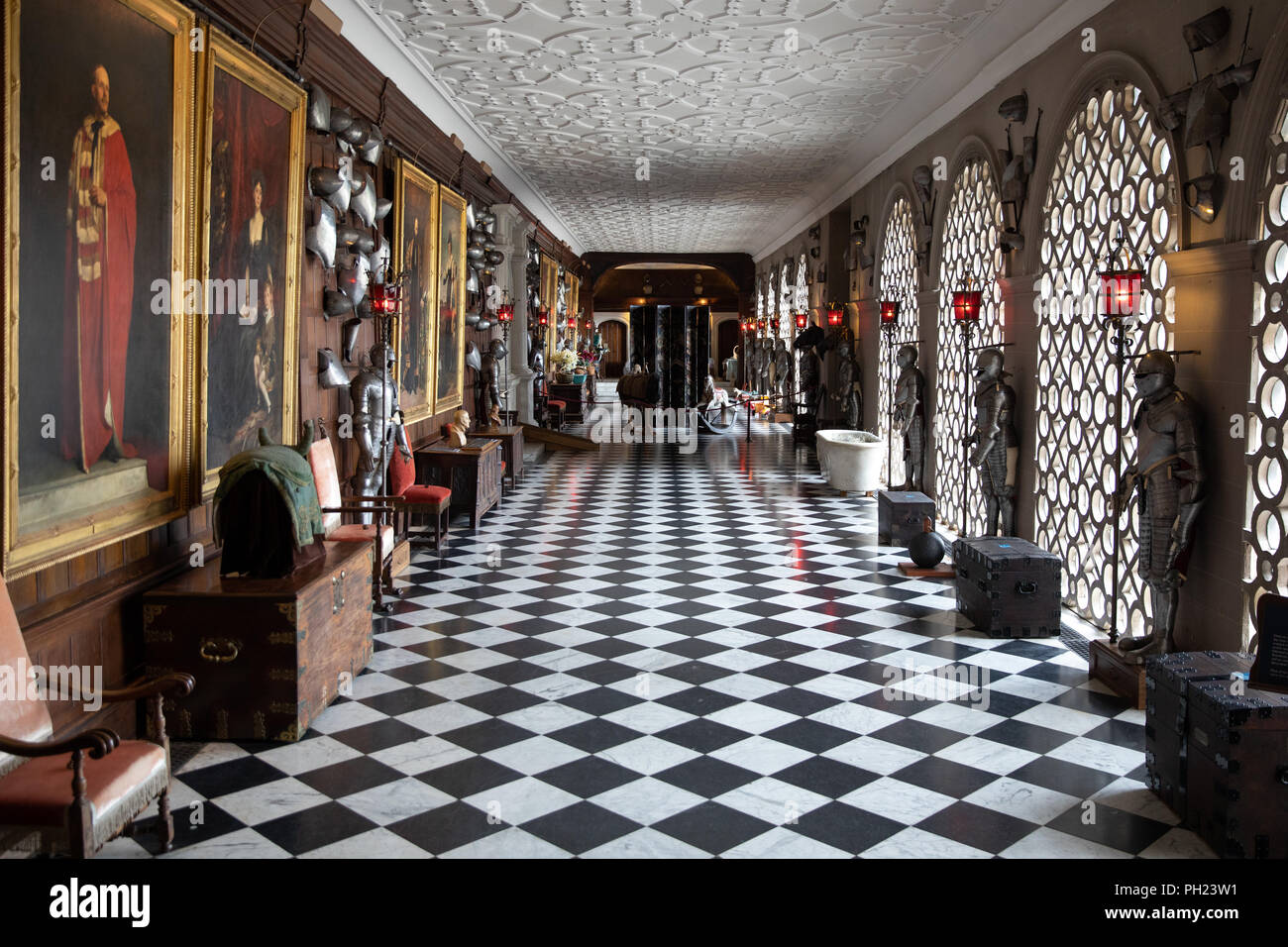 Hatfield House, in Hatfield, Hertfordshire, England. UK Stock Photo Alamy