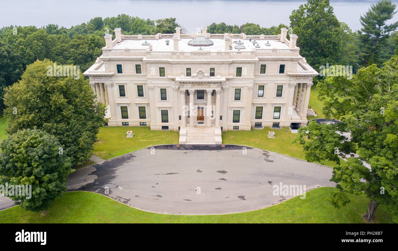 Vanderbilt Mansion, Hyde Park, New York, USA Stock Photo