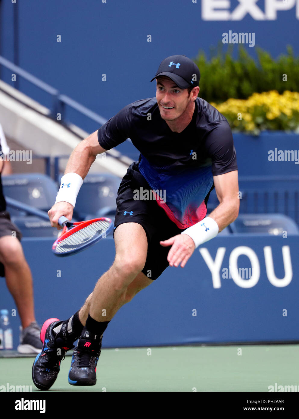 New York, United States. 29th Aug, 2018. Flushing Meadows, New York - August 29, 2018: US Open Tennis: Andy Murray of Great Britain during his second round match to Fernando Verdasco of Spain at the US Open in Flushing Meadows, New York. Verdasco won the match in four sets. Credit: Adam Stoltman/Alamy Live News Stock Photo