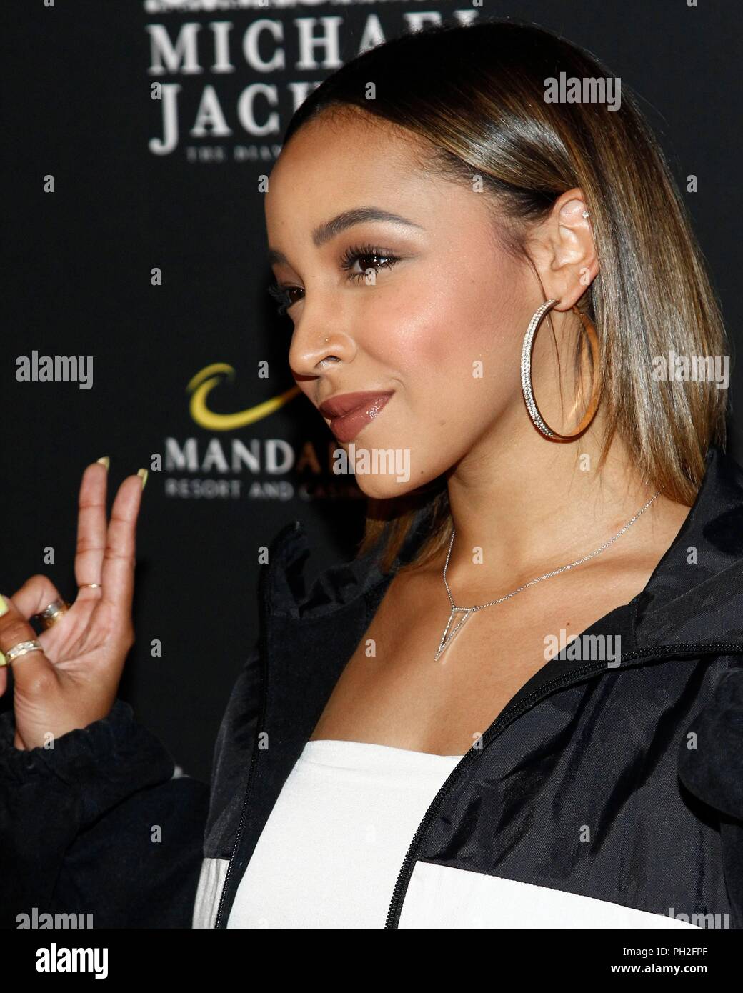 Las Vegas, NV, USA. 29th Aug, 2018. Tinashe at arrivals for Michael