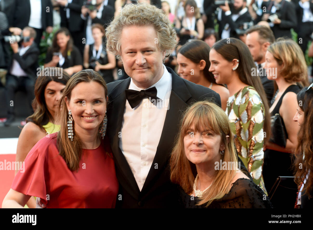 29.08.2018, Italy, Venice: Christiane Asschenfeldt (l-r), Florian