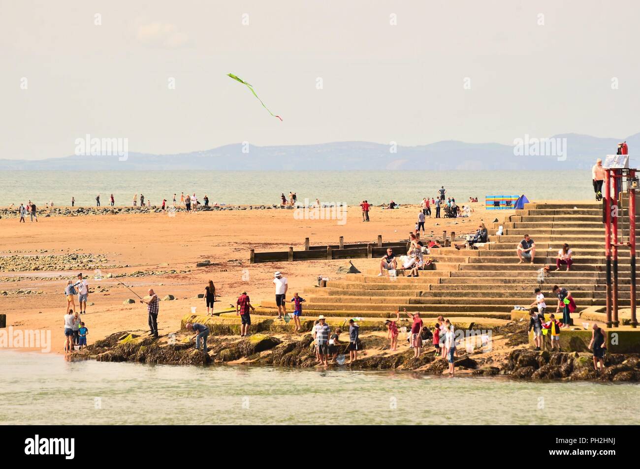 Barmouth Wales Uk Thursday 30 August 2018 Uk Weather