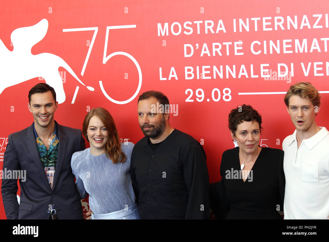 Europe, Italy, Lido di Venezia, 30 August, 2018 : Emma Stone at the  photocall of movie 'The