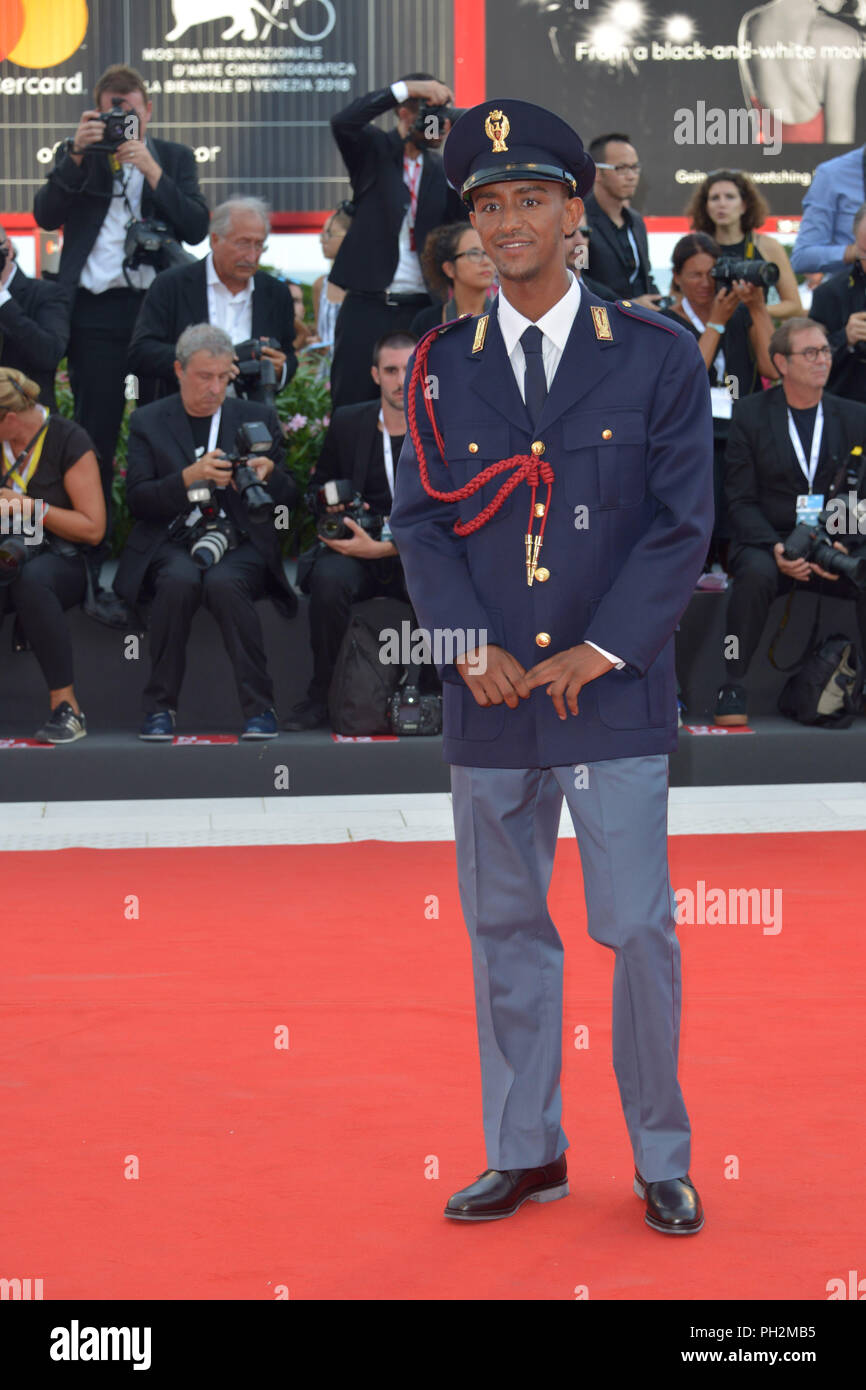 Venice, Italy. 30th Aug, 2018. 75th Venice Film Festival, RedCarpet film 'Roma'. Pictured: guest Credit: Independent Photo Agency Srl/Alamy Live News Stock Photo