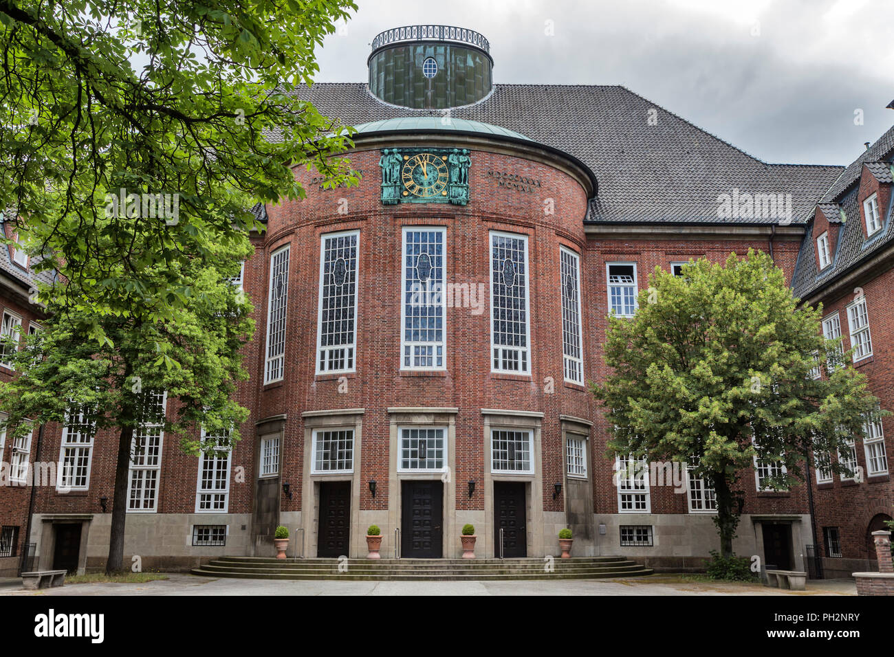 Academic School of the Johanneum, Gelehrtenschule des Johanneums, Hamburg, Germany Stock Photo