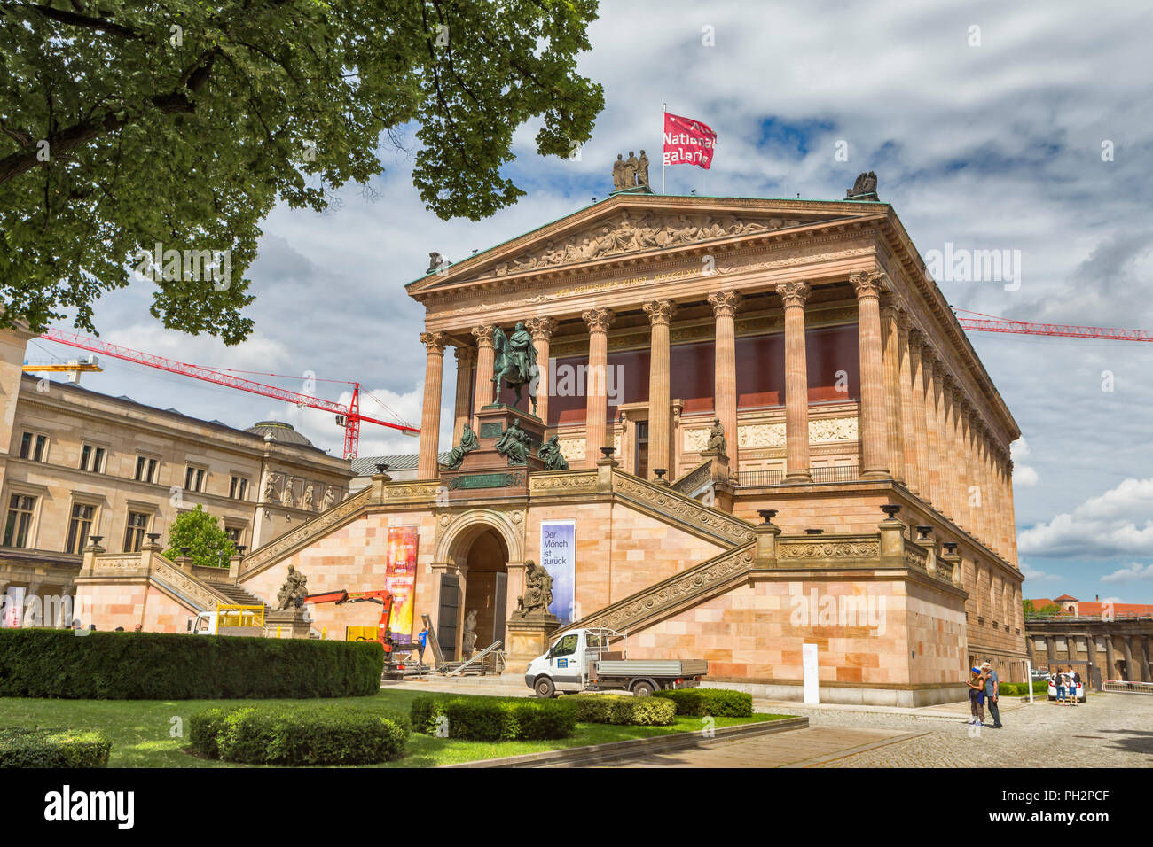 Alte Nationalgalerie, Old National gallery, Museumsinsel, Nuseum island, Berlin, Germany Stock Photo