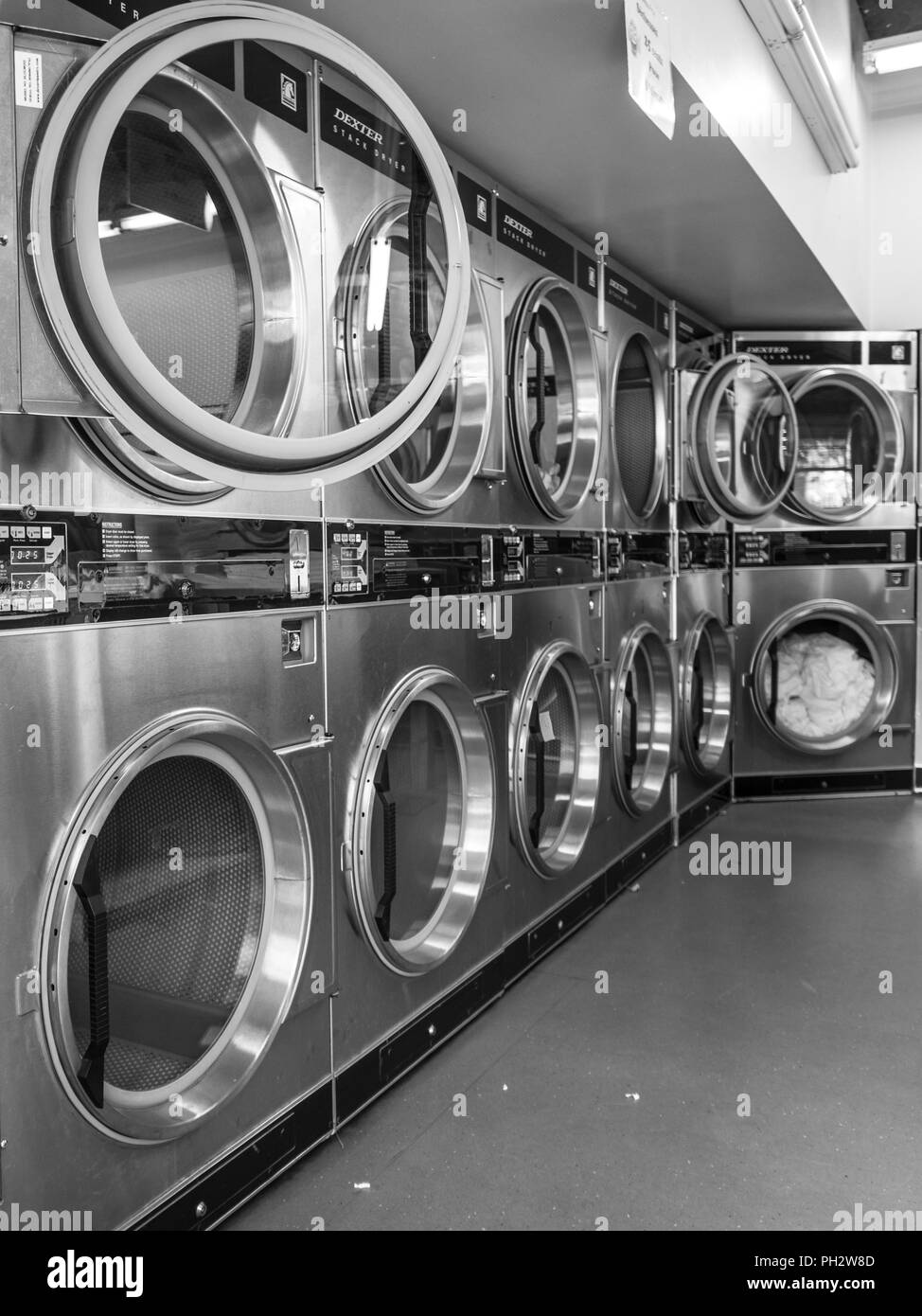 Laundromat Black and White Stock Photos & Images Alamy
