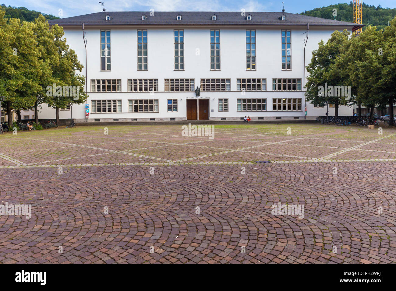 New University building (1934), Heidelberg, Baden-Wurttemberg, Germany Stock Photo