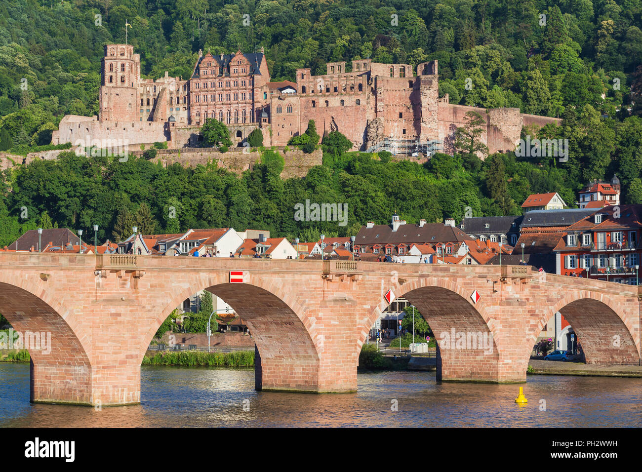 Old bridge, Heidelberg, Baden-Wurttemberg, Germany Stock Photo