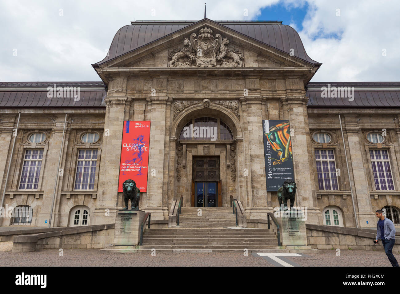 State Museum of Hesse, Hessisches Landesmuseum (1906), Darmstadt, Hesse, Germany Stock Photo