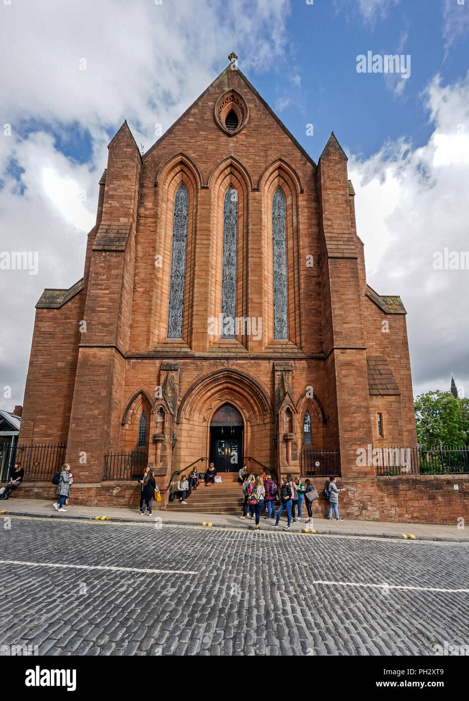 Entrance to University of Strathclyde Barony Hall in the old The Barony