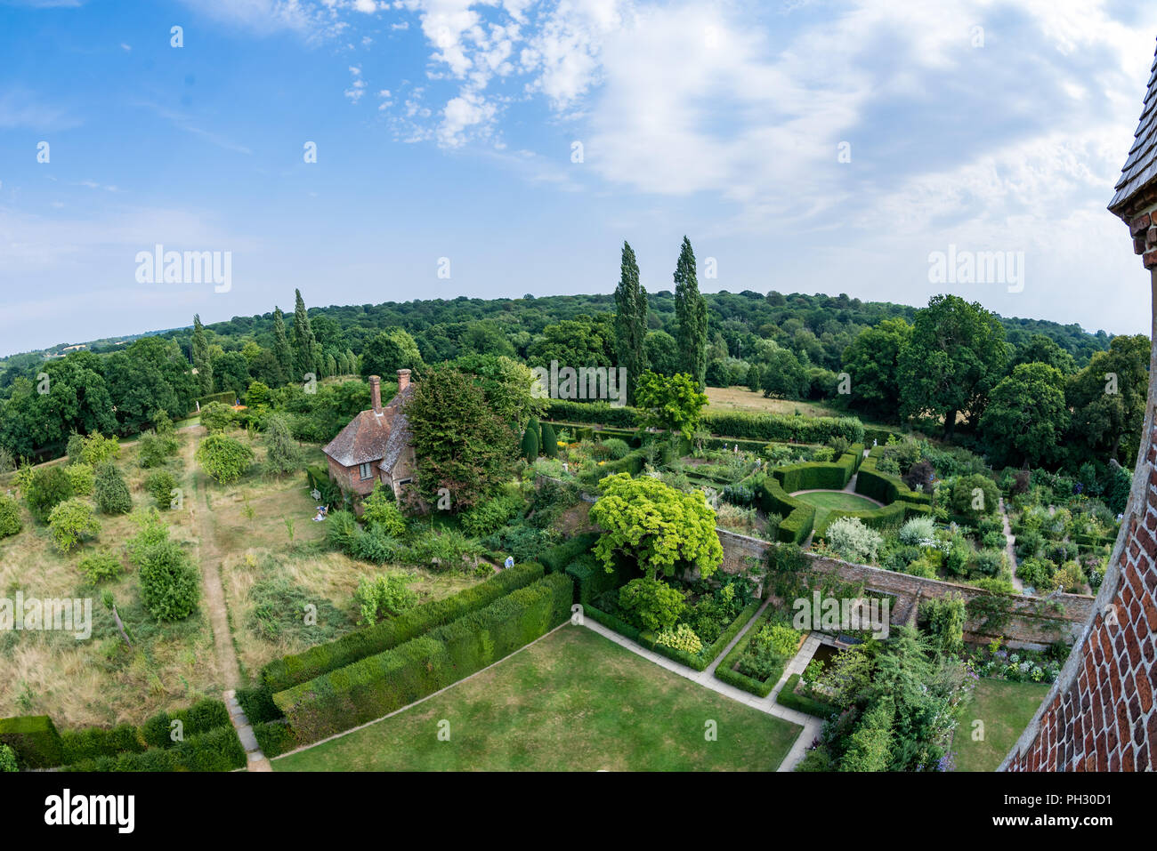 Sissinghurst Castle and Gardens Stock Photo