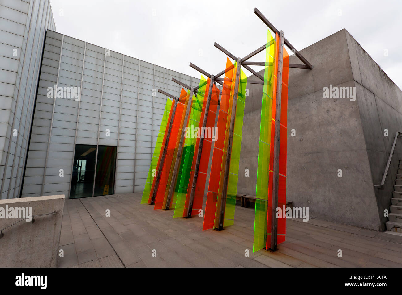 Jyll Bradley's artwork at the Turner Contemporary 'Dutch/Light' (for Agneta Block) marks the 350th anniversary of the Dutch Raid on the River Medway. Stock Photo
