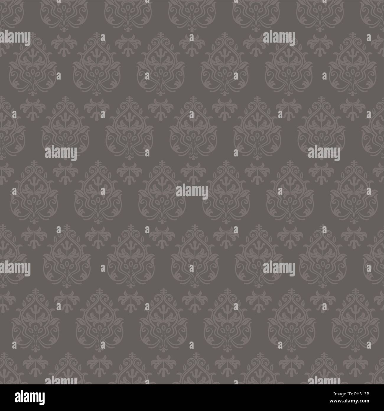 Vector Floral Seamless Pattern Background Stock Vector Image & Art - Alamy
