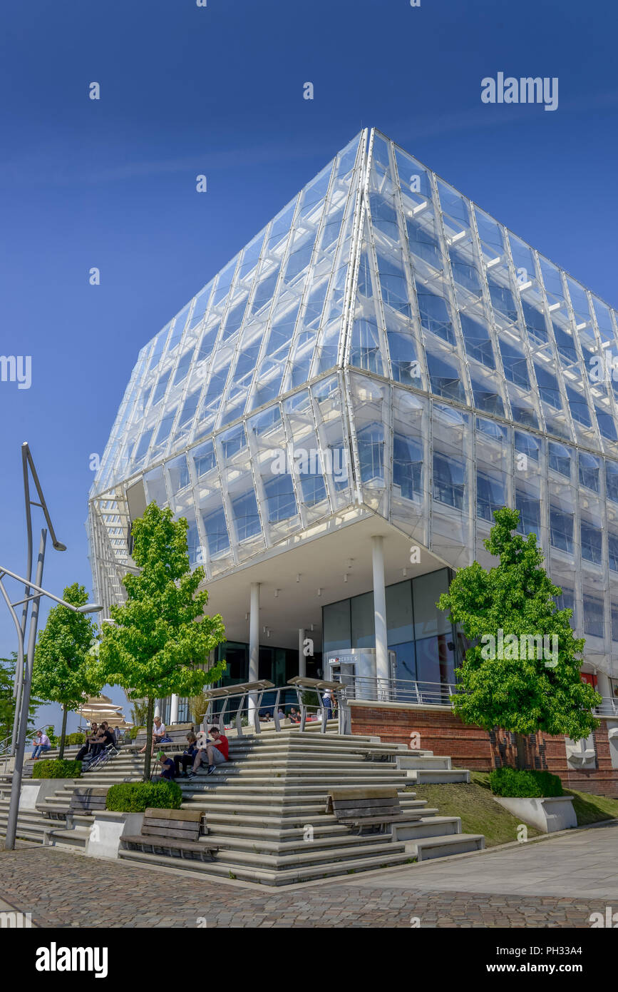 Unilever Haus Strandkai Hafencity Hamburg Deutschland Stock