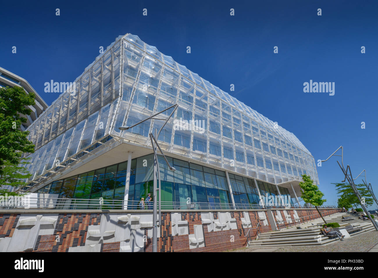 Unilever Haus Strandkai Hafencity Hamburg Deutschland Stock