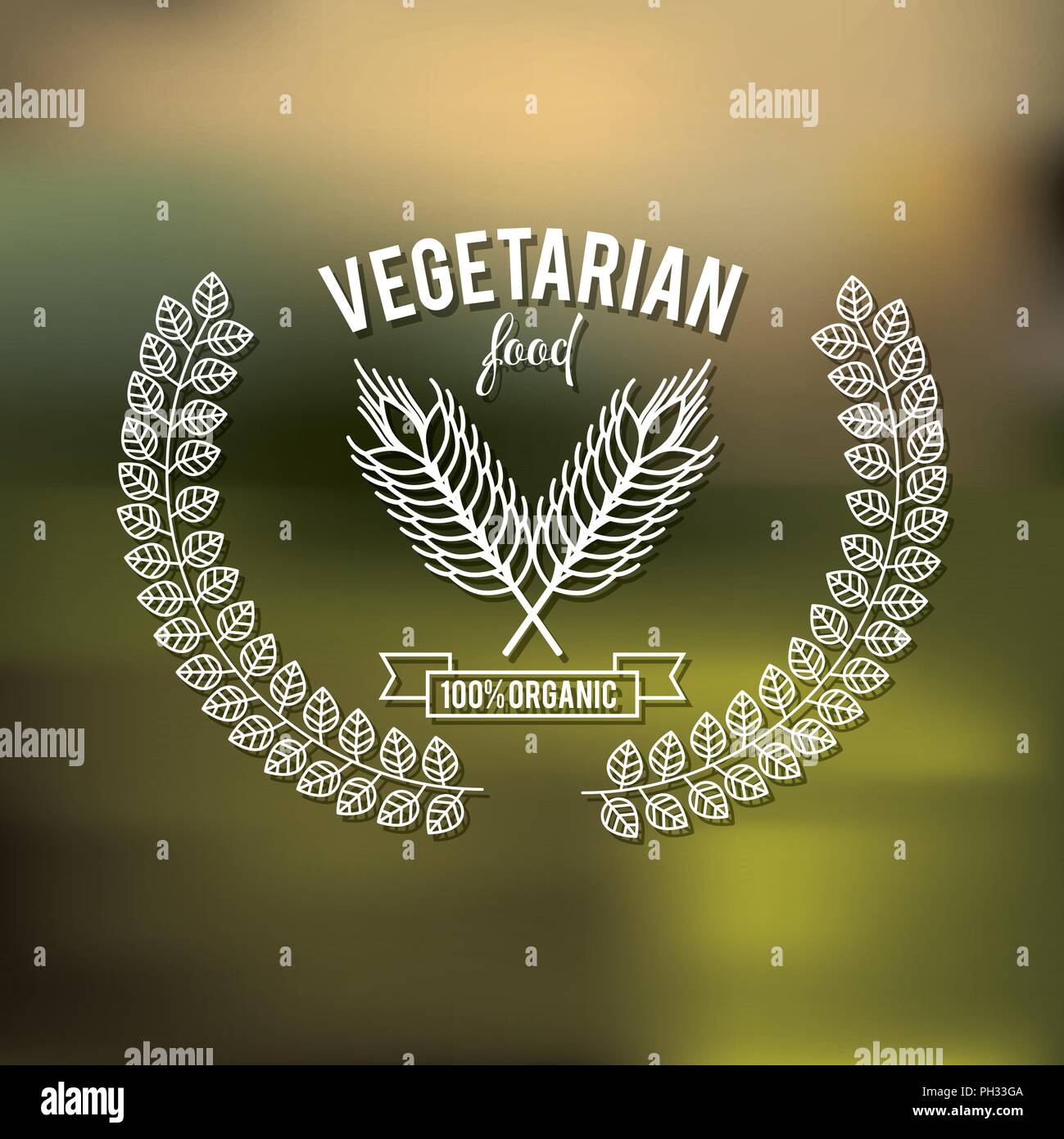 vegetarian food design Stock Vector Image & Art - Alamy