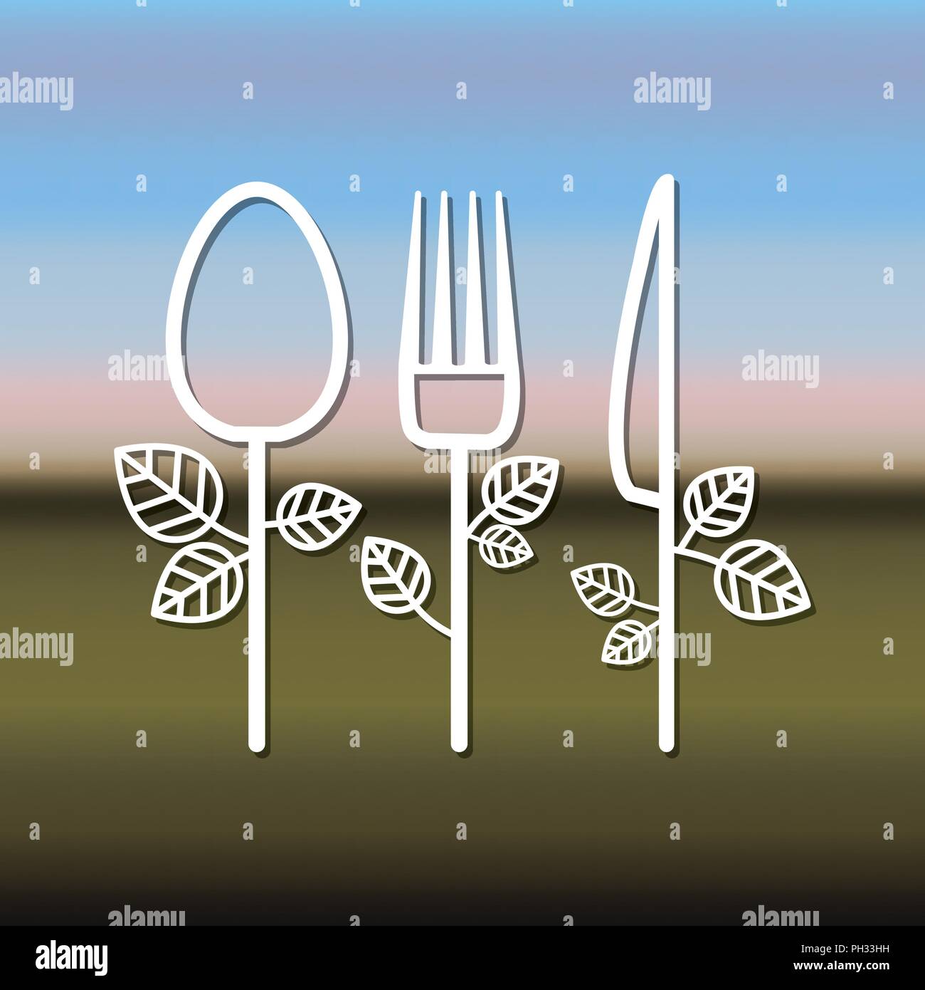 vegetarian food design Stock Vector Image & Art - Alamy