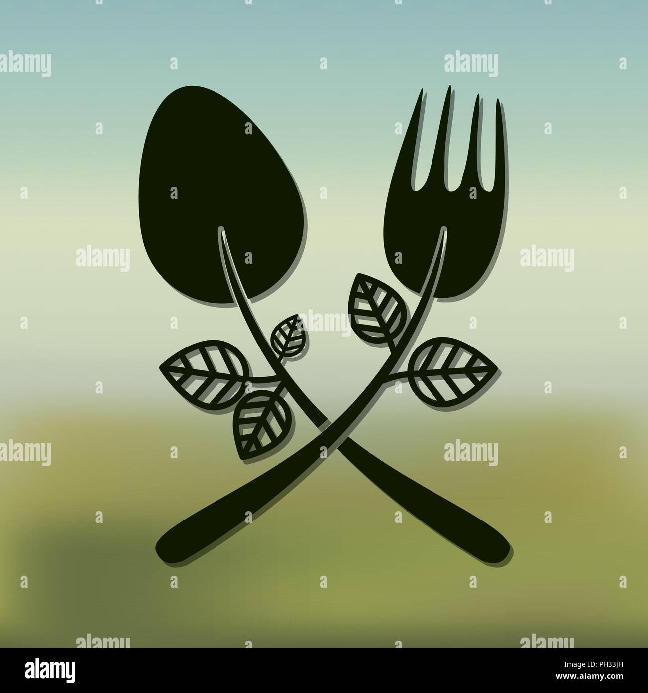 vegetarian food design Stock Vector Image & Art - Alamy