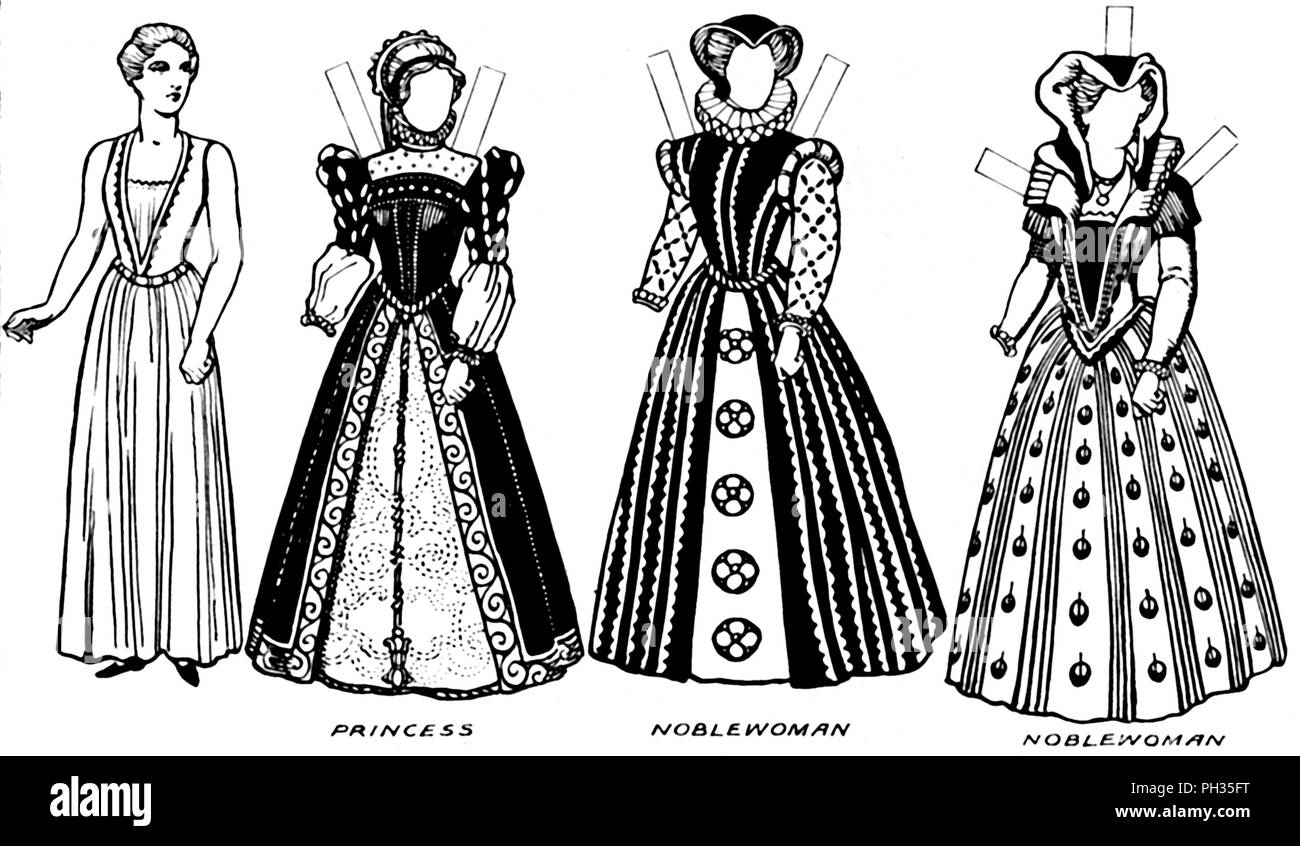 'The Gallery of Costume Dresses Worn in the Days When Queen Mary