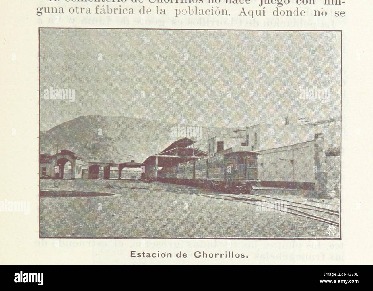 Image  from page 145 of 'La Linea de Chorrillos. Descripcion de los tres principales balnearios marítimos que rodean á Lima, etc' . Stock Photo