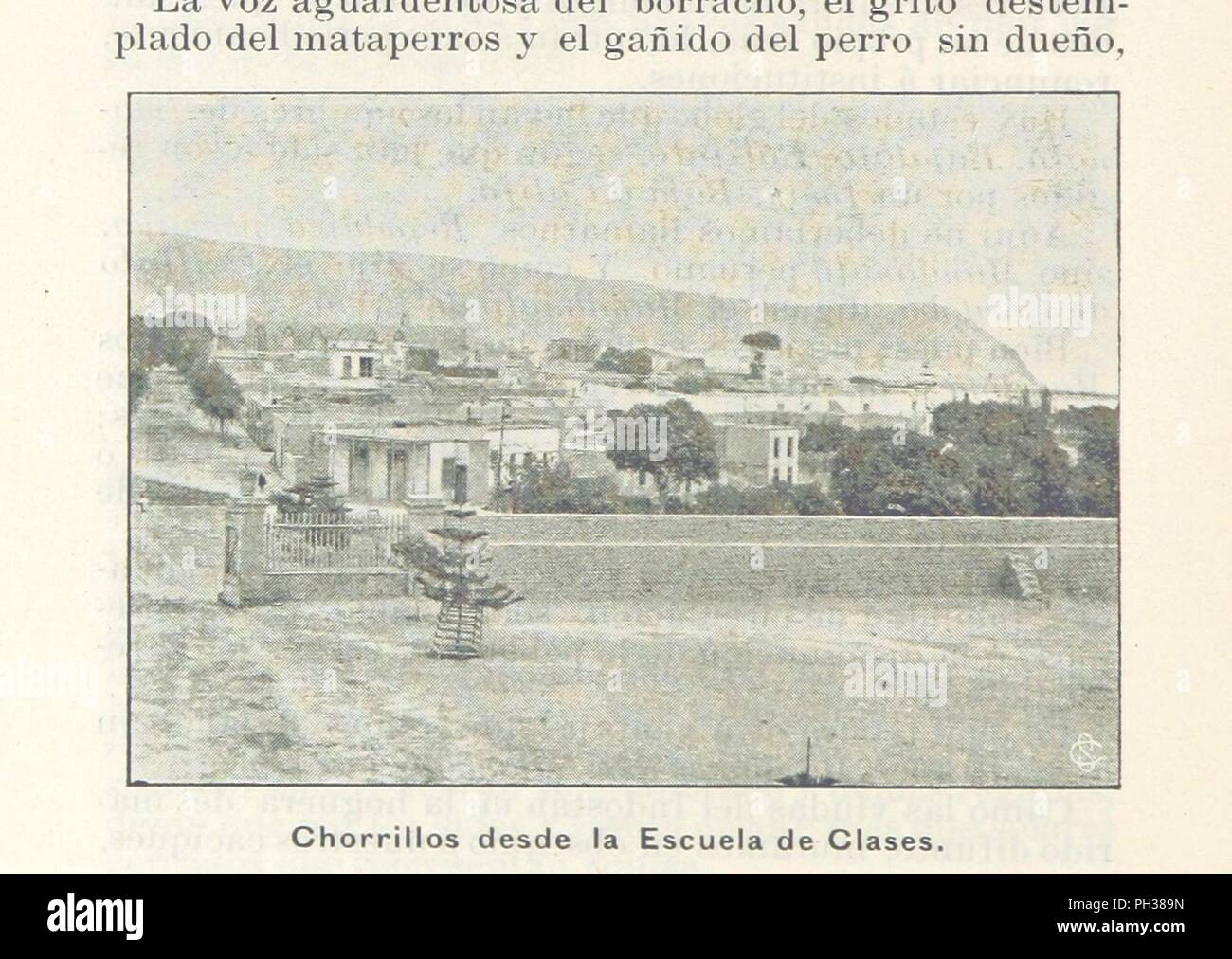 Image  from page 150 of 'La Linea de Chorrillos. Descripcion de los tres principales balnearios marítimos que rodean á Lima, etc' . Stock Photo