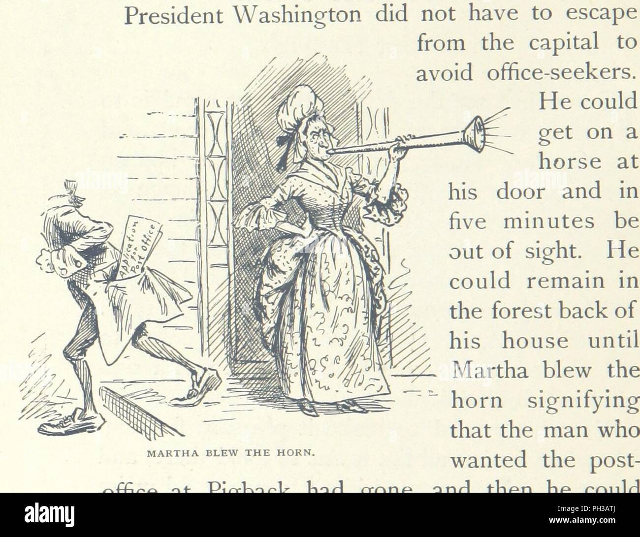 Image  from page 196 of '[Bill Nye's History of the United States. Illustrated by F. Opper.]' . Stock Photo