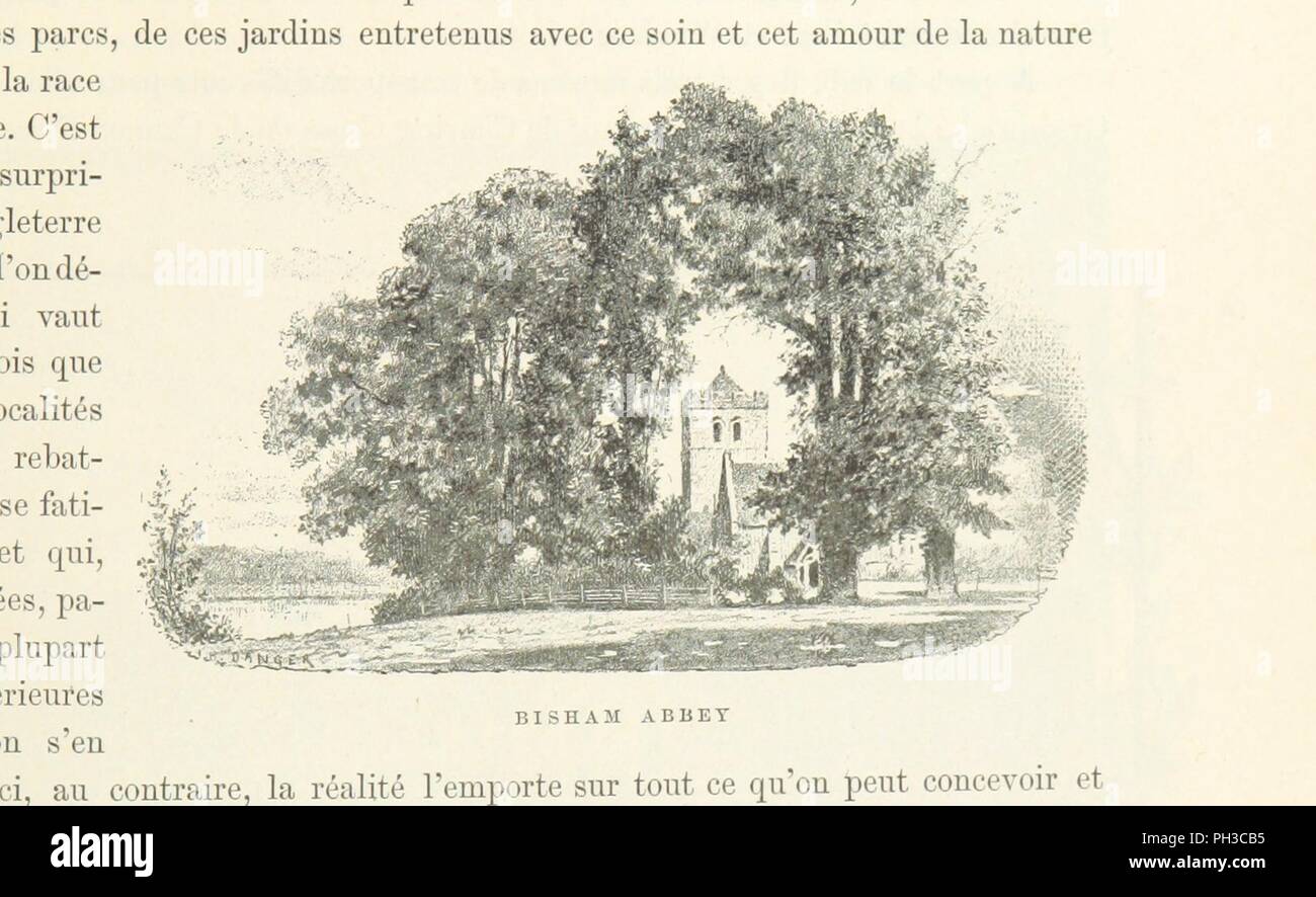 Image  from page 223 of 'Le Monde pittoresque et monumental. L'Angleterre, l'Écosse et l'Irlande . Cartes en couleur et . gravures' . Stock Photo