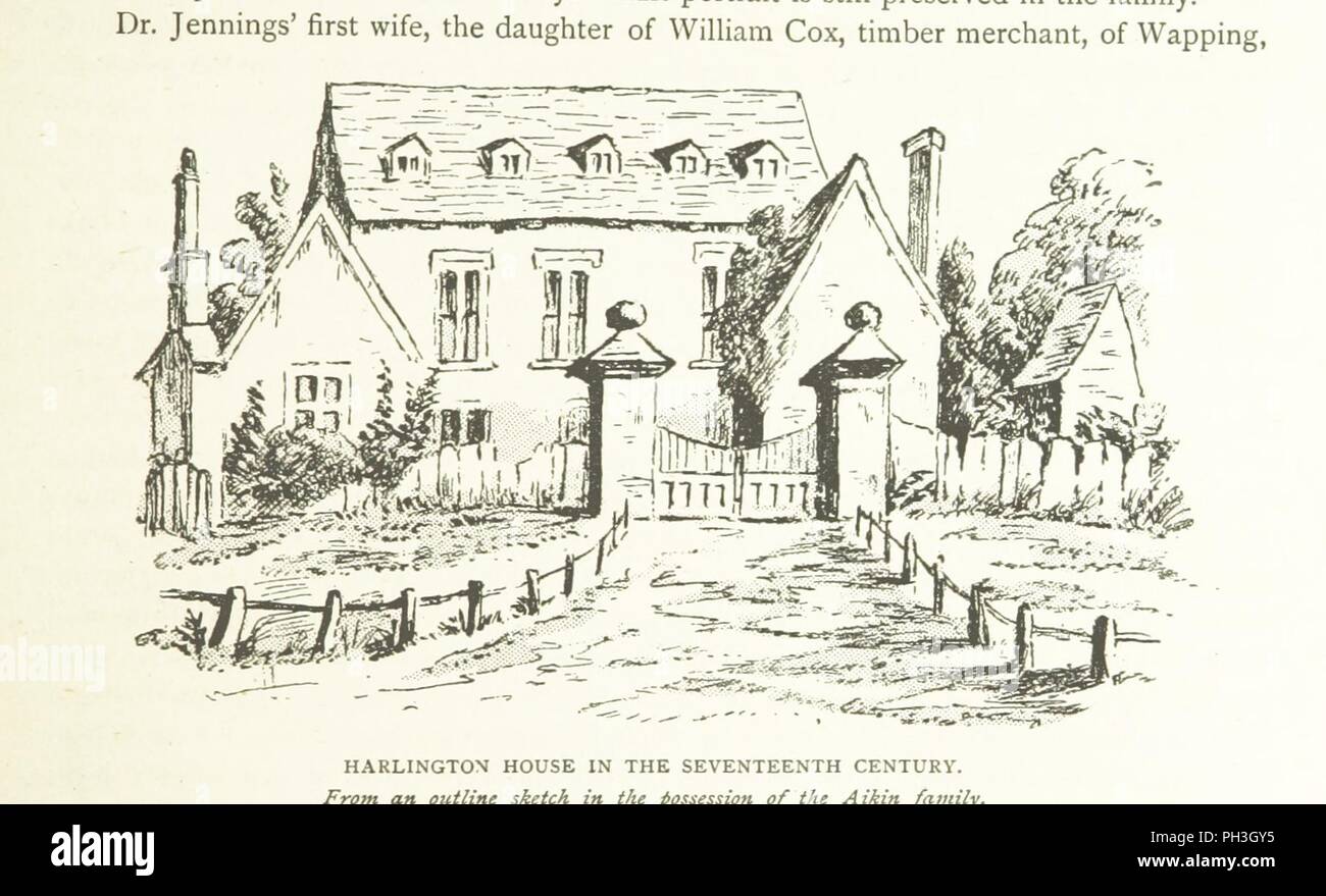 Image  from page 33 of 'A Kentish Country House; or, records of the Hall House, Hawkhurst, and its inhabitants, [i.e. the Jennings family] from the Great Plague of London to the Jubilee of Queen Victoria, 1665-1887' by The Br0027. Stock Photo