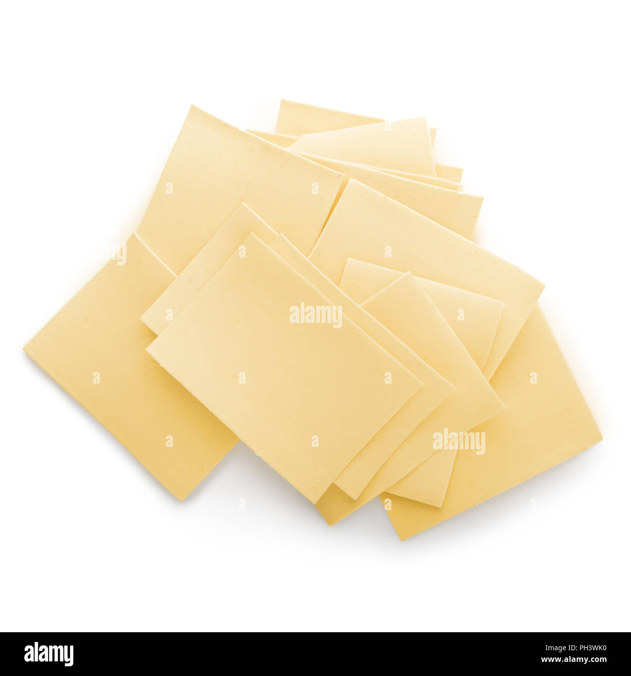 pasta isolated on white background Stock Photo
