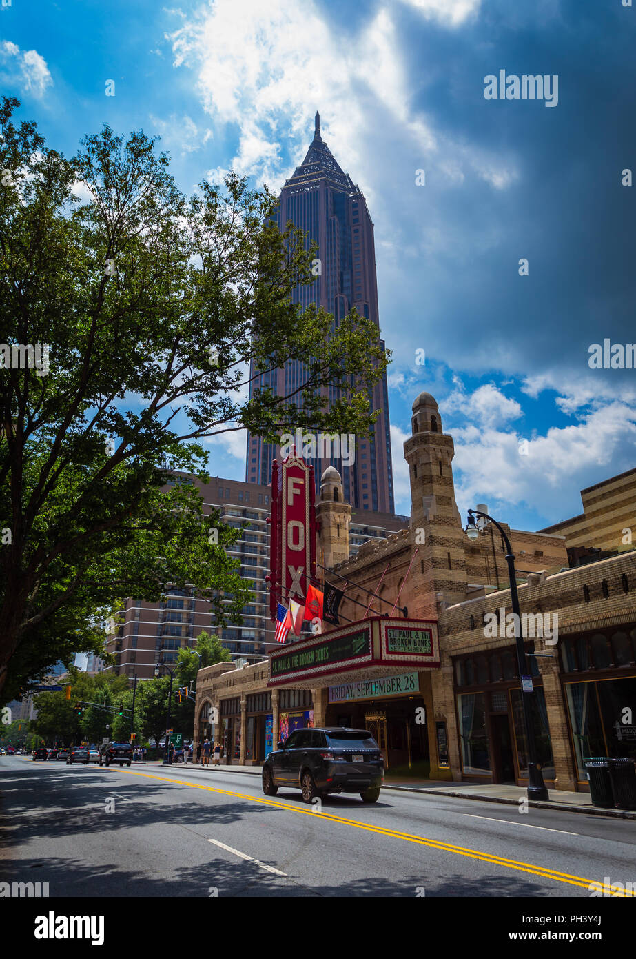 Bank of America Plaza Atlanta Stock Photo