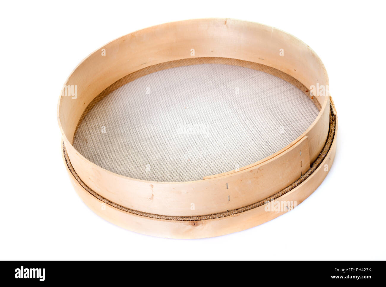 Wooden garden sieve Cut Out Stock Images & Pictures Alamy
