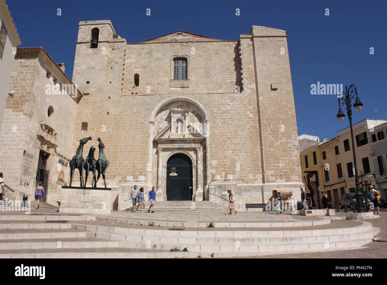 Spain. Balearic Islands. Menorca. Mahon. Iglesia de Nostra Senyora del Carme (Església del Carme). Stock Photo