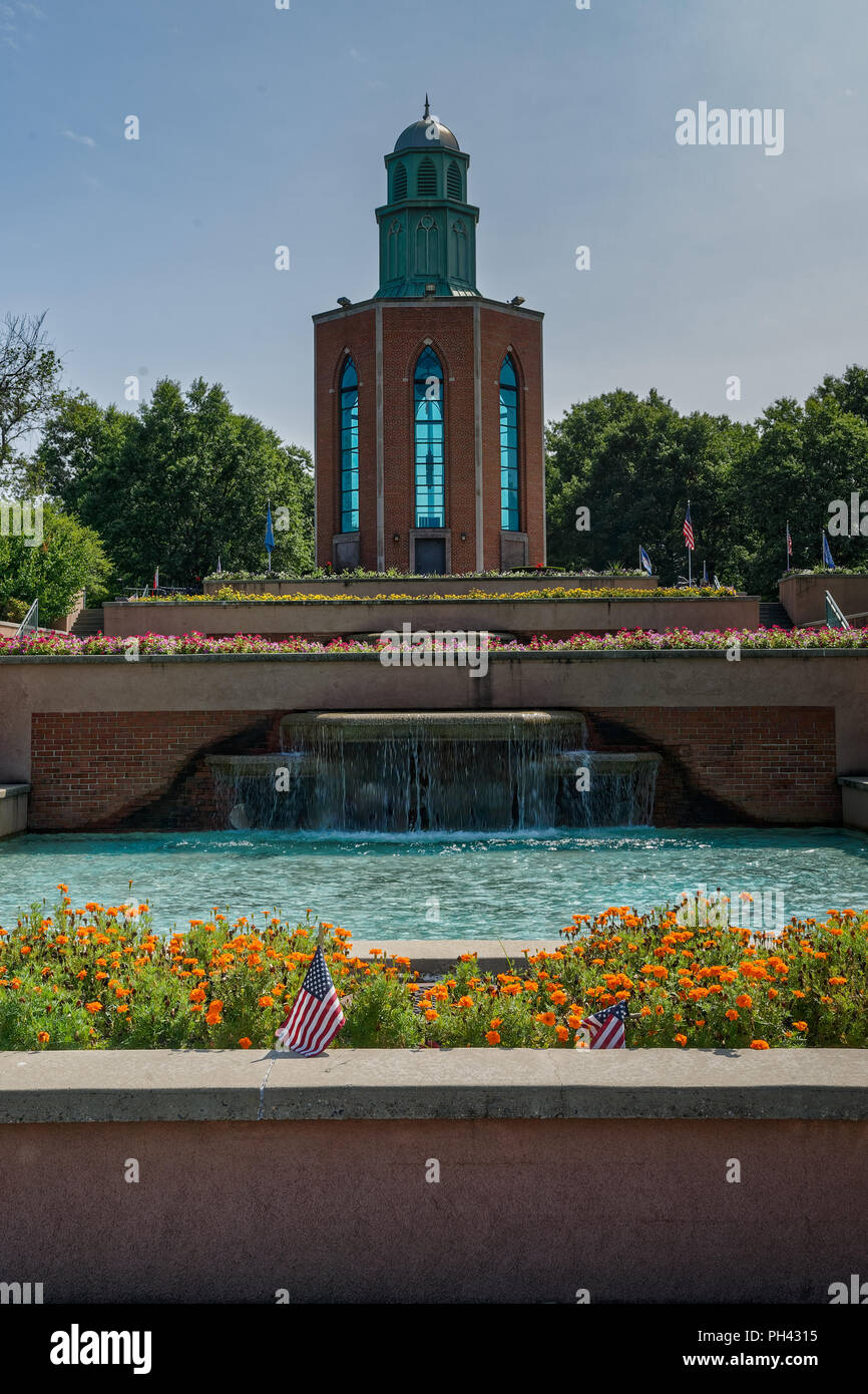 Westbury, NY August 21, 2018 The Veterans Memorial in Eisenhower Park