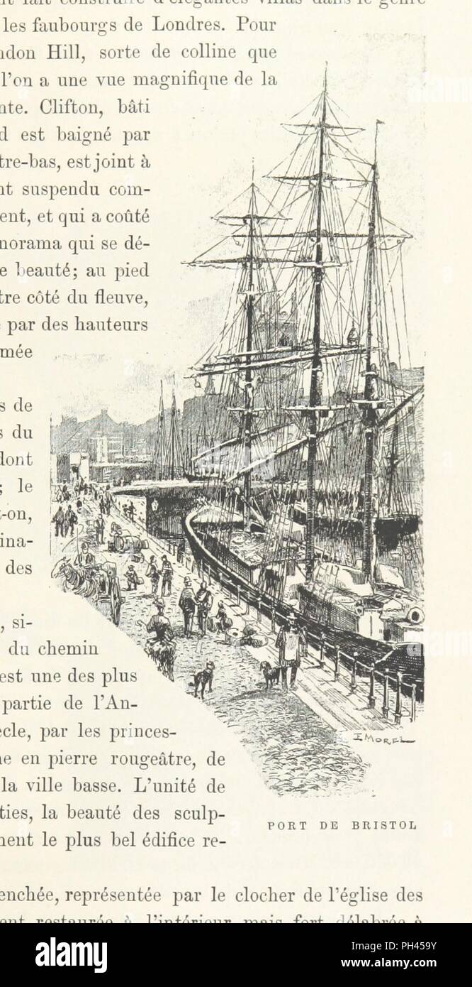 Image  from page 451 of 'Le Monde pittoresque et monumental. L'Angleterre, l'Écosse et l'Irlande . Cartes en couleur et . gravures' . Stock Photo